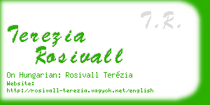 terezia rosivall business card